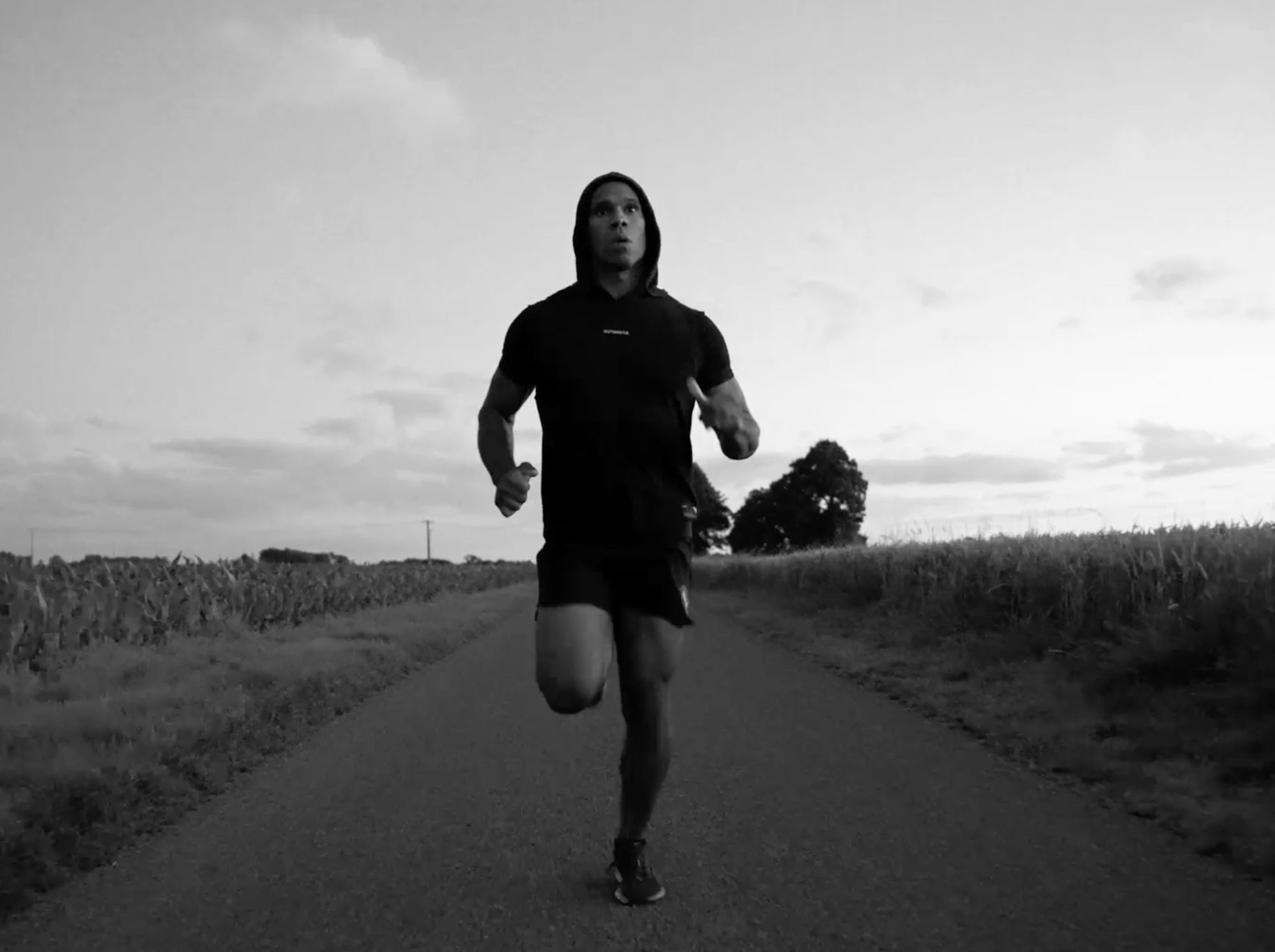 Dustin Arnold en course